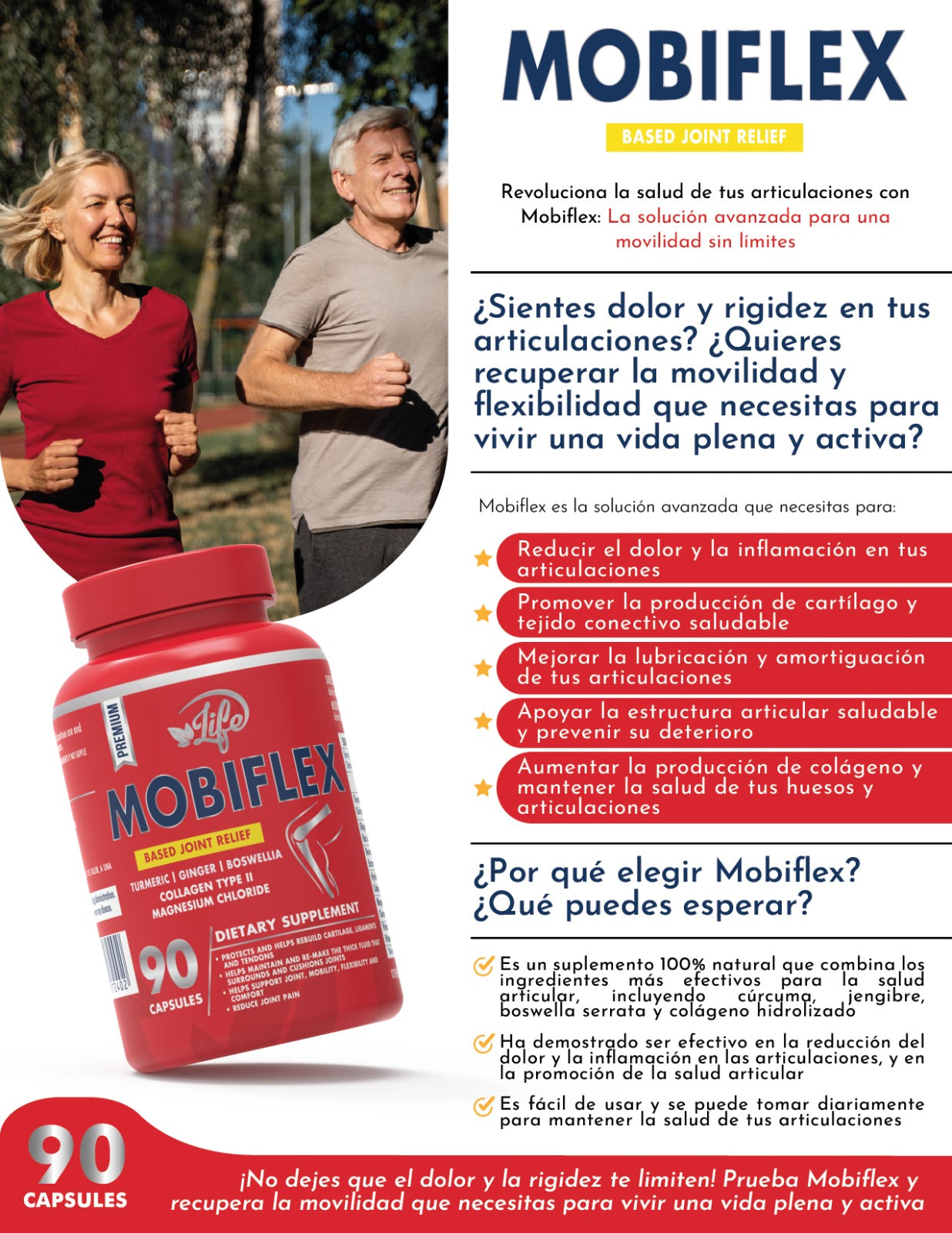 Mobiflex™ – Suplemento premium para articulaciones fuertes y sin dolor
