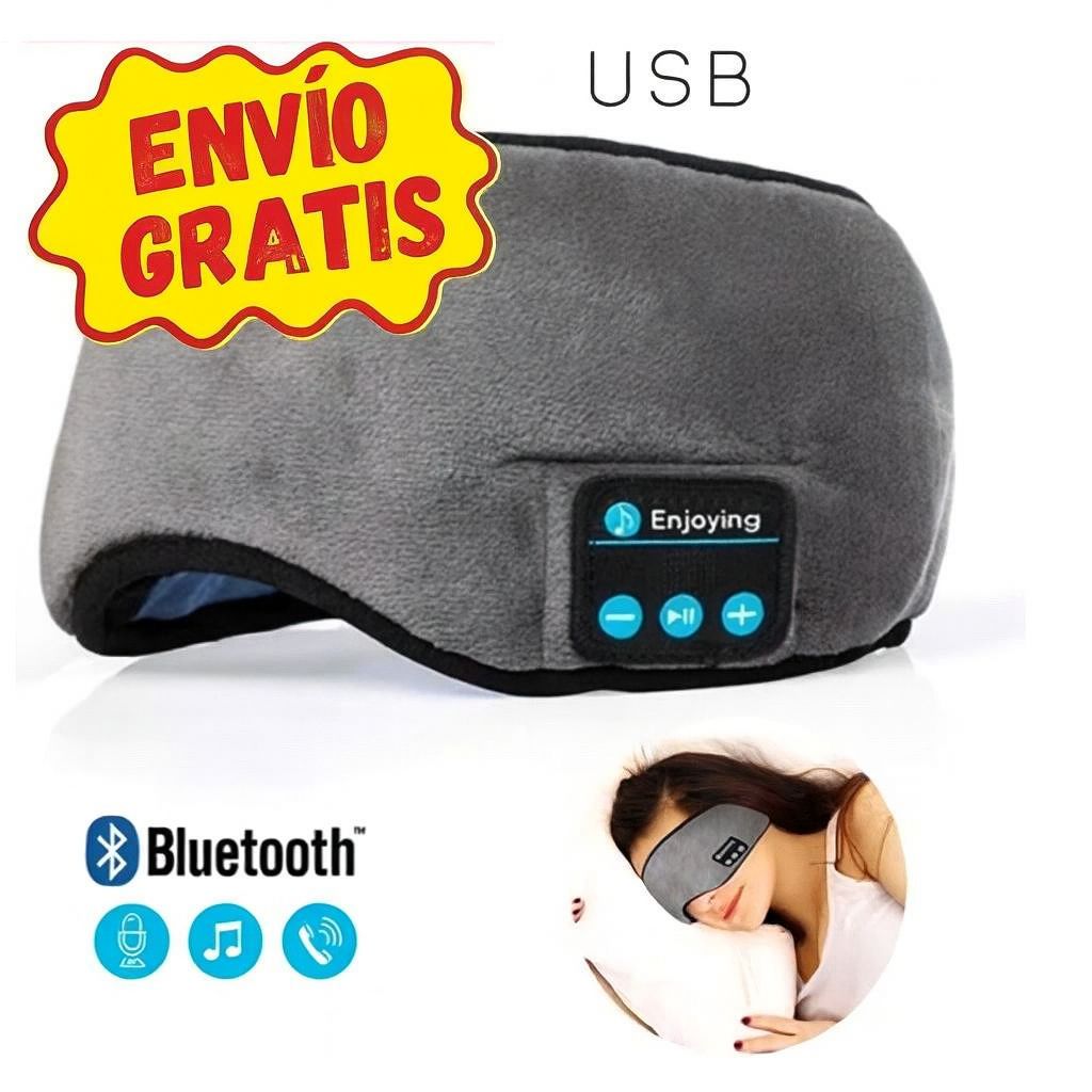 🌙 Antifaz con Bluetooth — Duerme Mejor, Desconecta Más Rápido